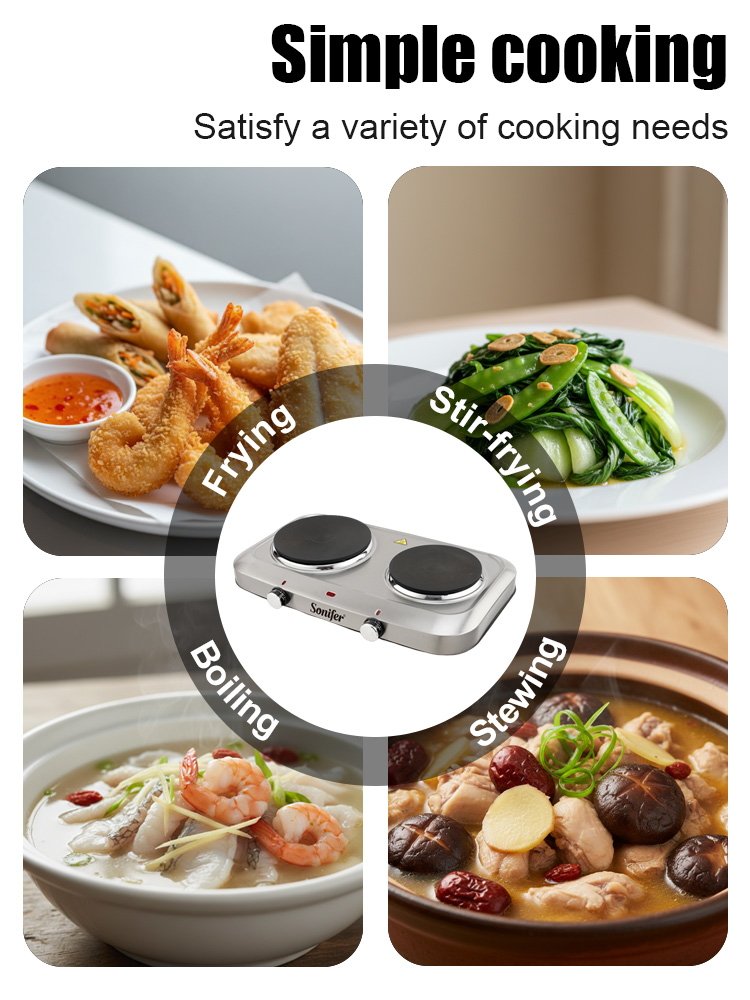 Double Burner Electric Stove S - Hot Pot Portable Dual recension och pris