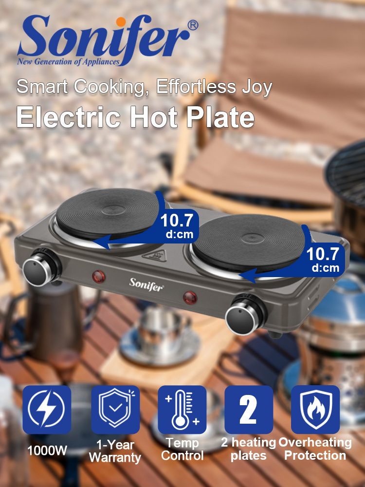 Double Burner Electric Stove S - Hot Pot Portable Dual recension och pris