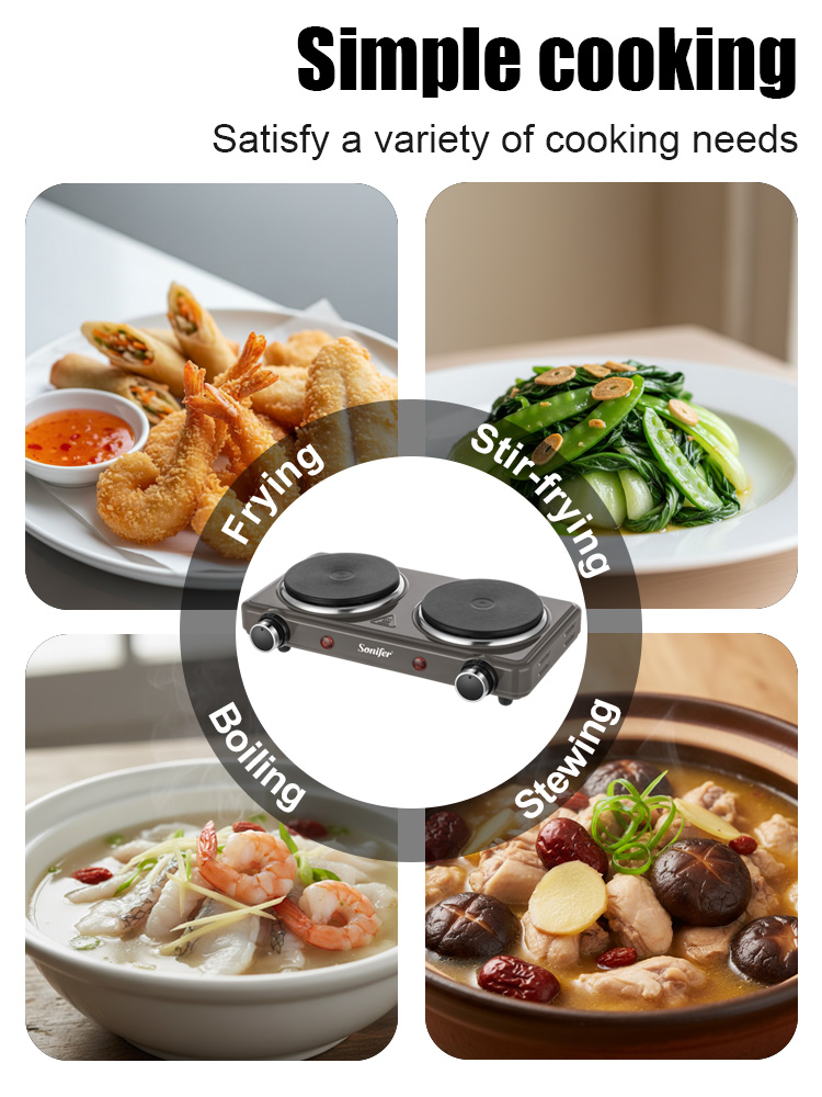 Double Burner Electric Stove S - Hot Pot Portable Dual recension och pris