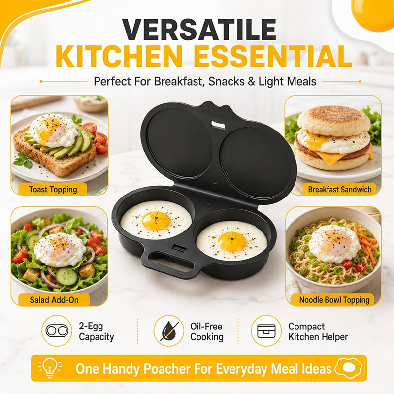 Microwave Egg Cooker Double Ca - Home Cooking Egg Sandwich recension och pris