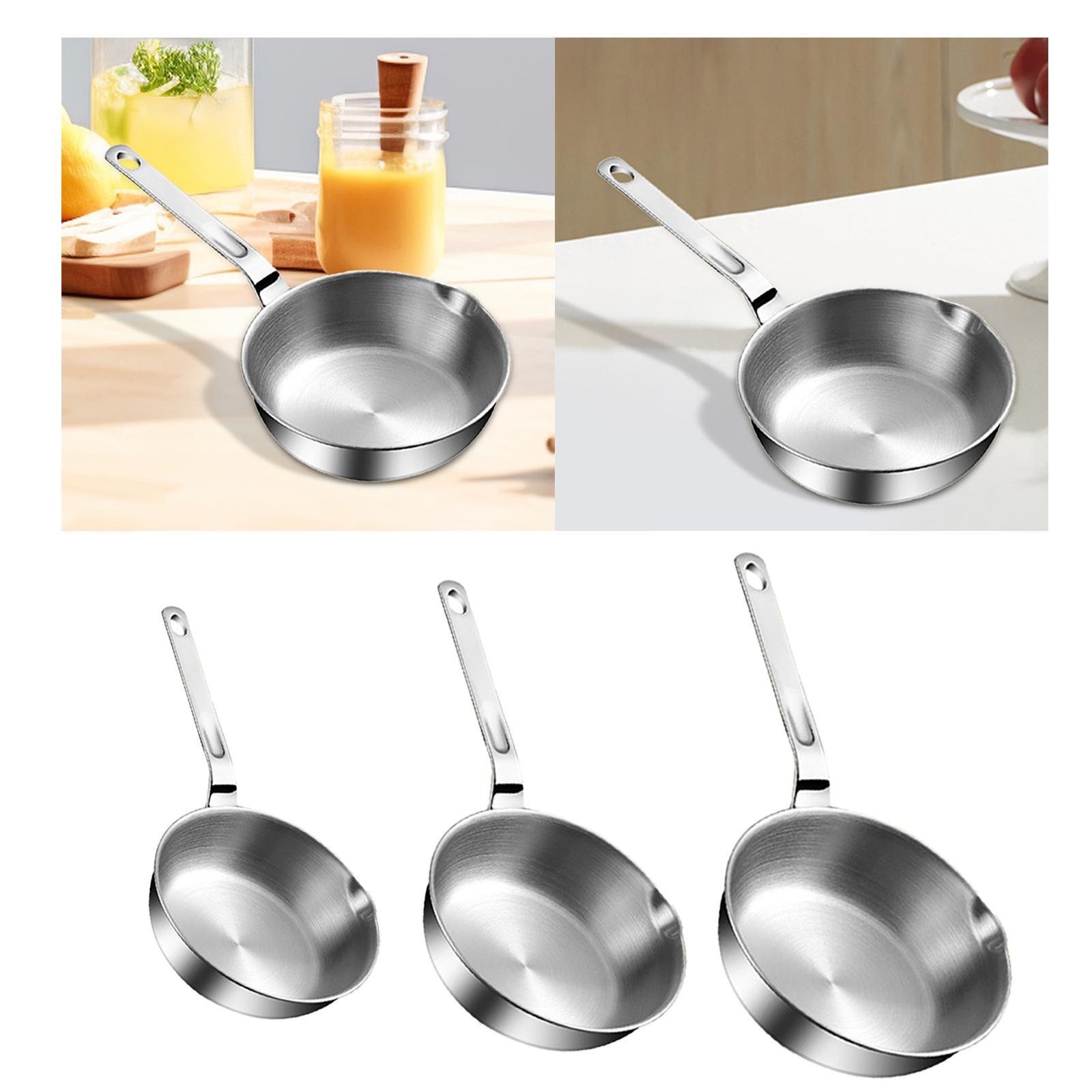 Stainless Steel Frying Pan wit - Home Cooking Egg Sandwich recension och pris
