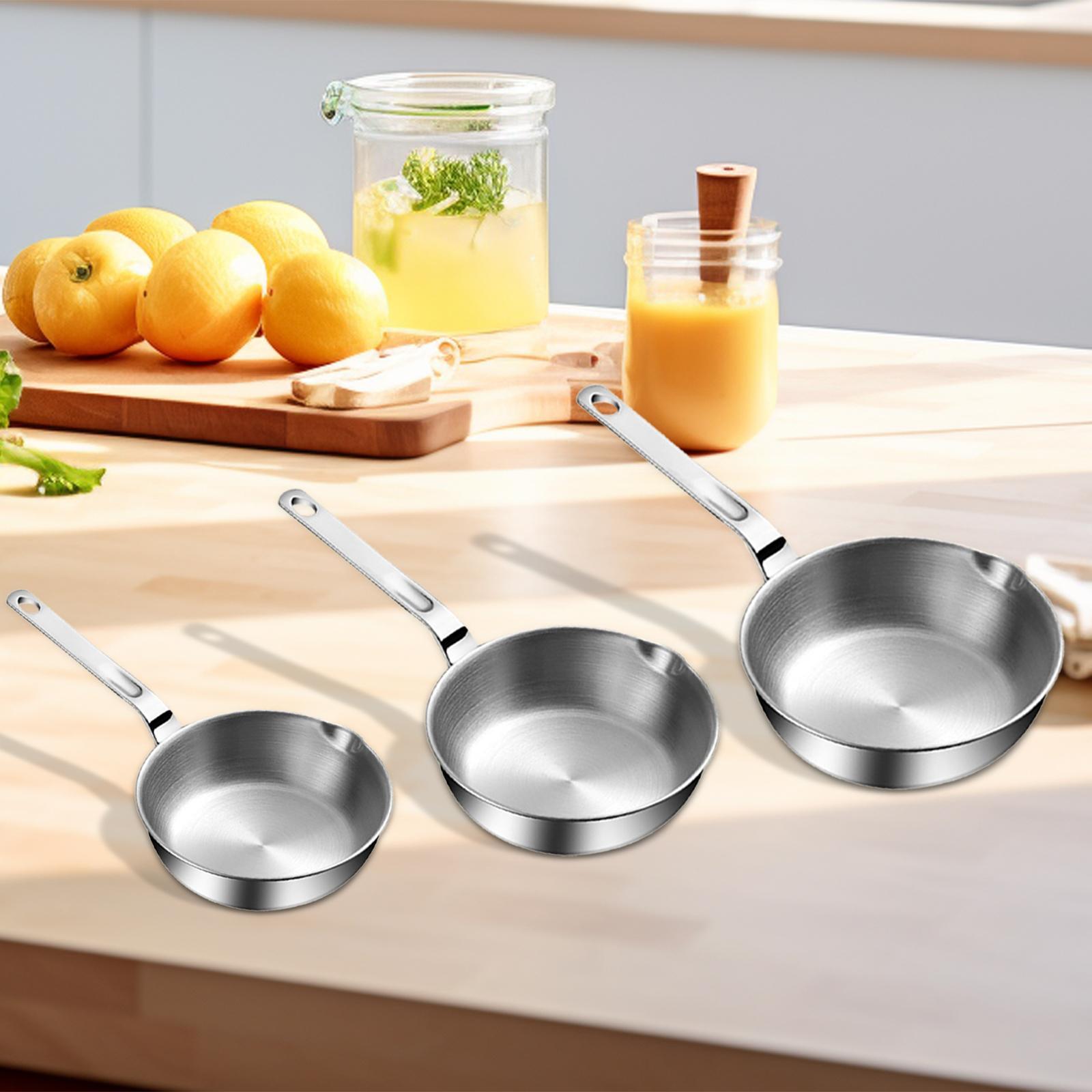 Stainless Steel Frying Pan wit - Home Cooking Egg Sandwich recension och pris