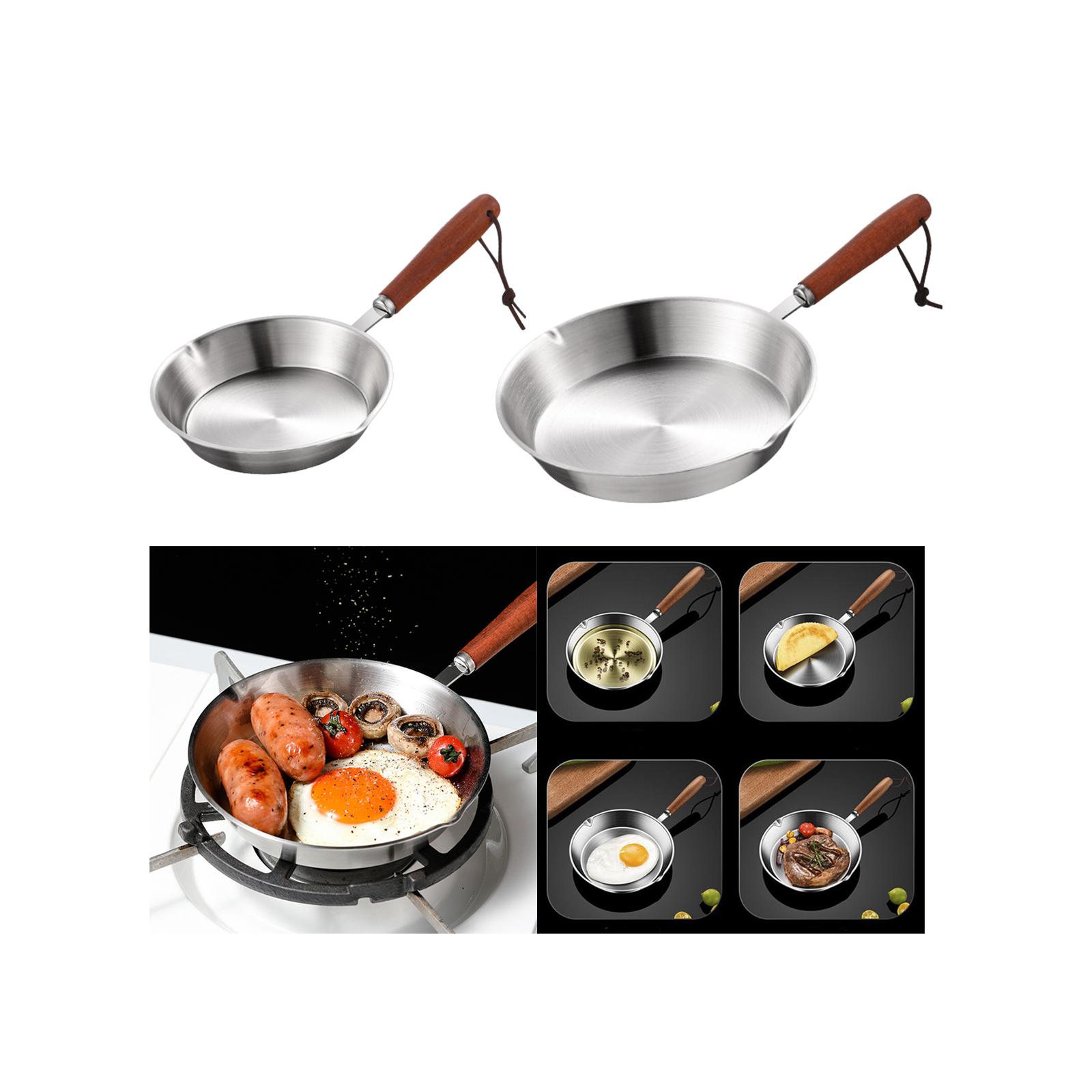 Kitchen Stainless Steel Fry Pa - Home Cooking Egg Sandwich recension och pris