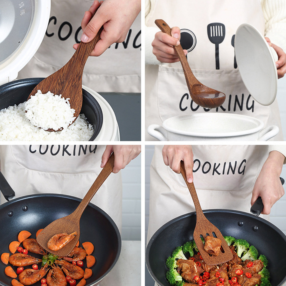 2Pcs Wooden Stirring Shovel Ec - Home Cooking Utensils recension och pris