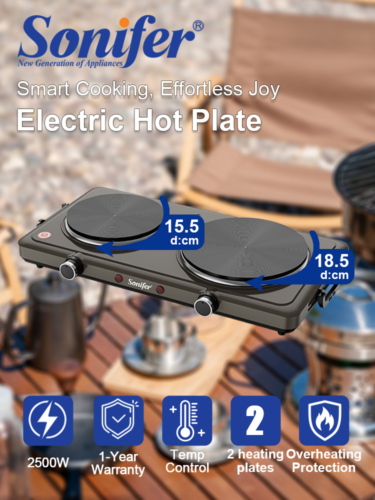 Sonifer SF-3071 Double Electri - Hot Pot Portable Dual recension och pris