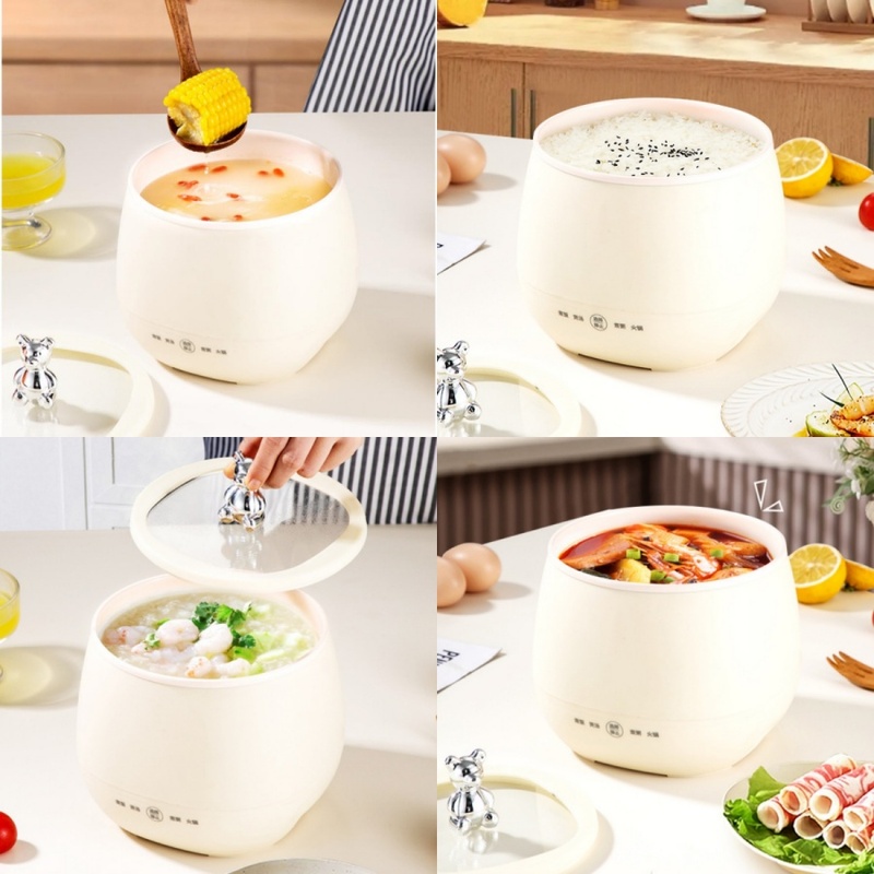 1pc 1.8L Mini Electric Cooker  - Hot Pot Portable Dual recension och pris