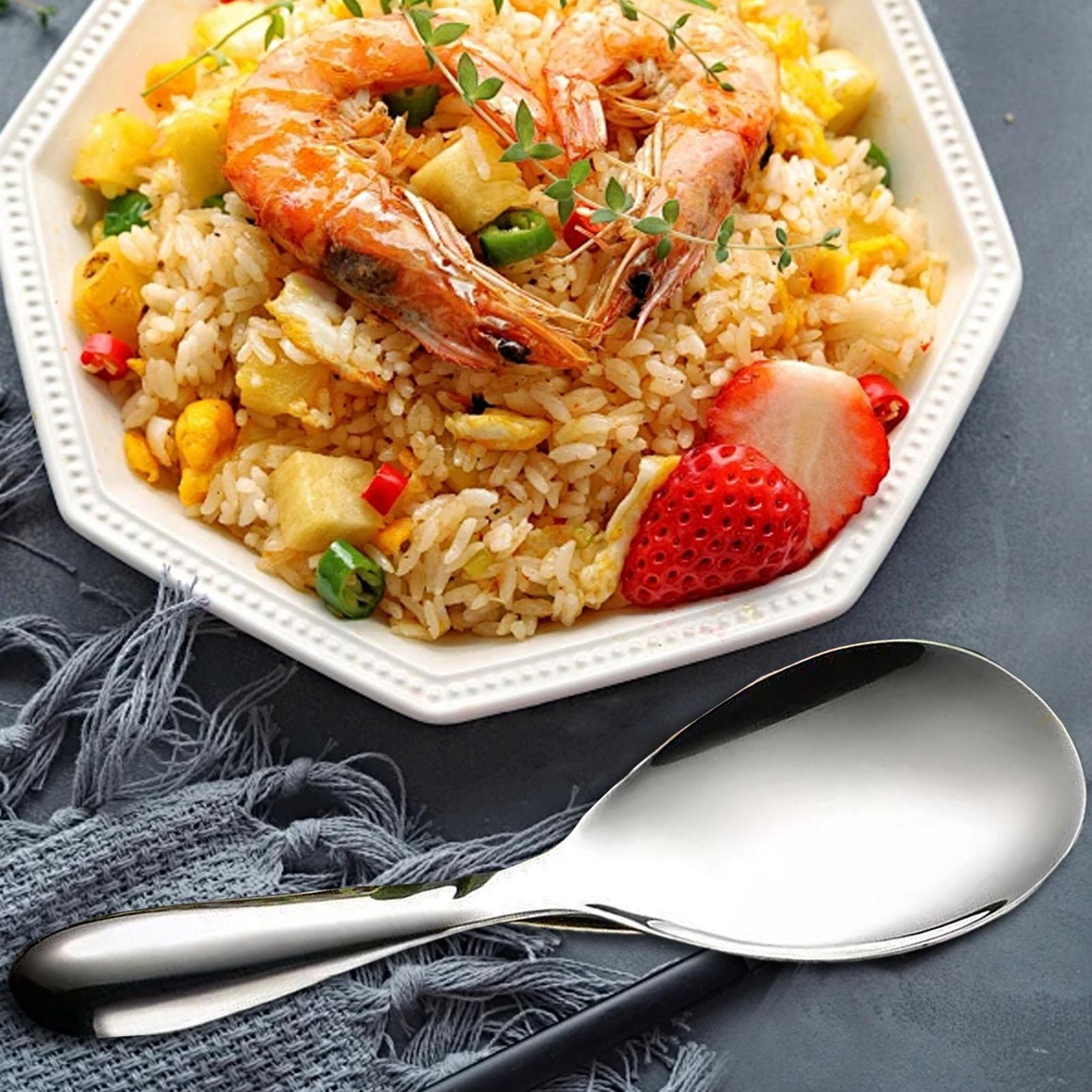 Stainless Steel Rice Spoon Pad - Home Cooking Services recension och pris