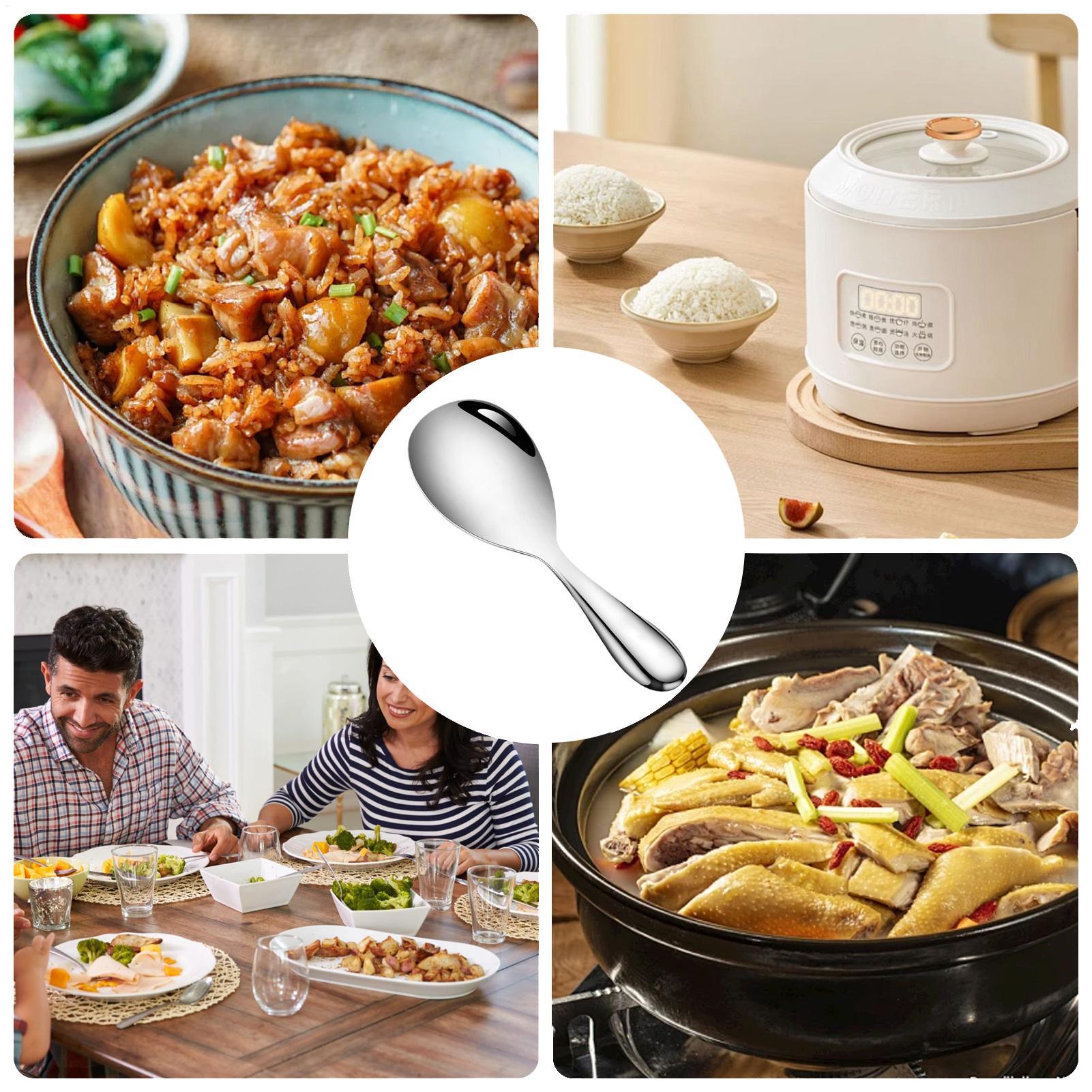 Stainless Steel Rice Spoon Pad - Home Cooking Services recension och pris
