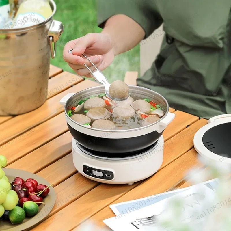 220V Portable Split Multi Cook - Hot Pot Portable Dual recension och pris