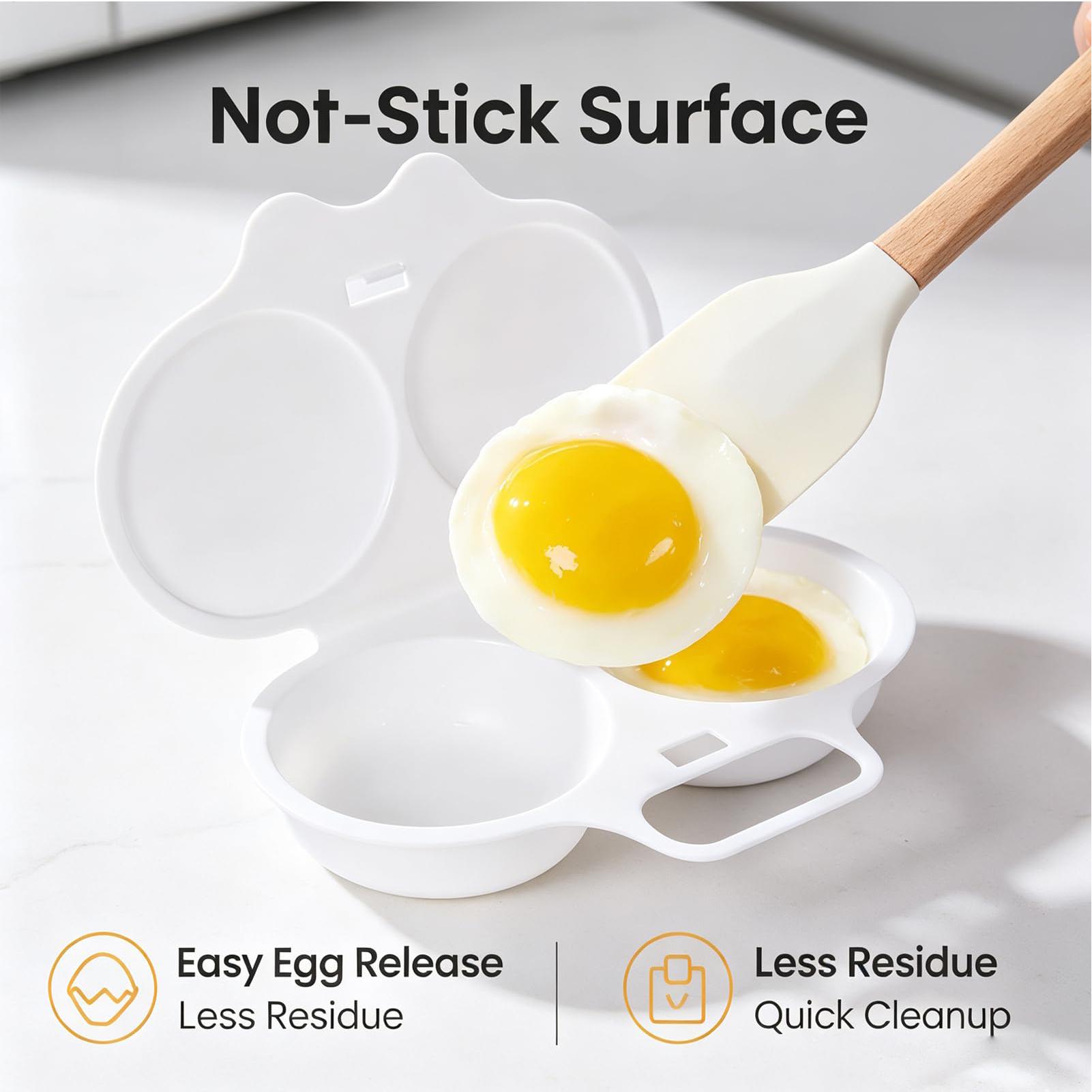 Microwave Egg Poacher Nonstick - Home Cooking Egg Sandwich recension och pris