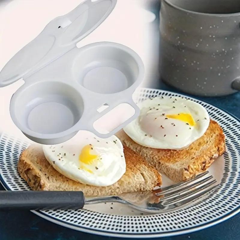 NEW Microwave Egg Poacher 2 Ca - Home Cooking Egg Sandwich recension och pris