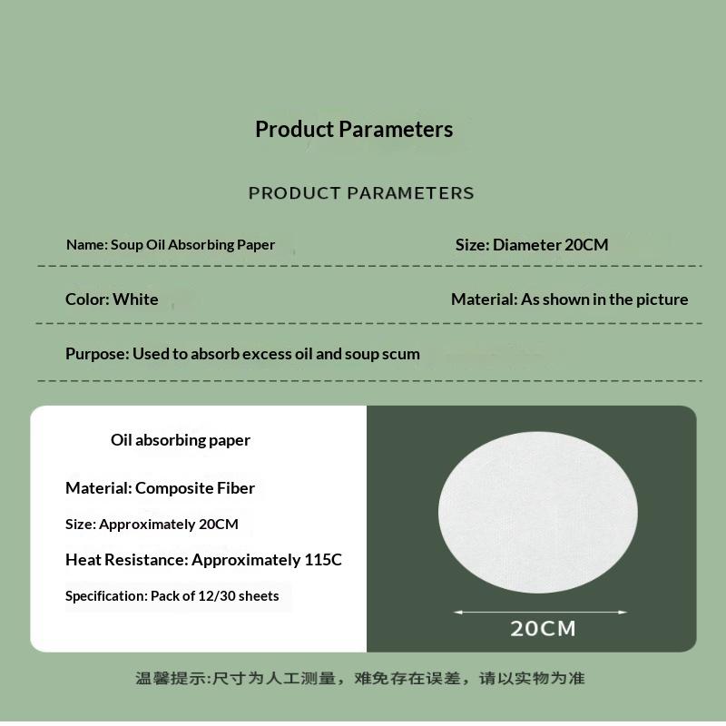 Disposable Oil Absorbing Paper - Home Cooking Oil Disposal recension och pris