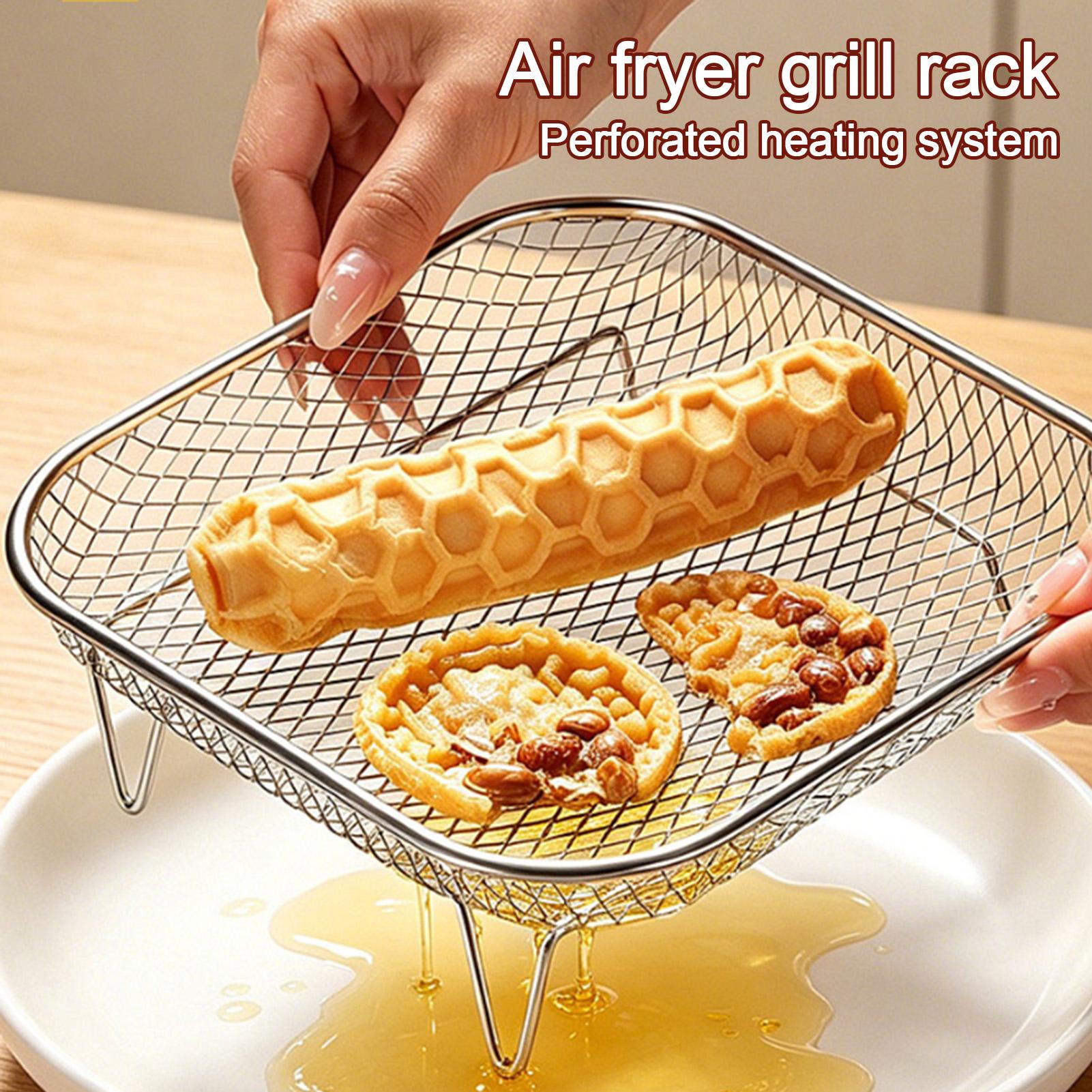 Air Fryer Rack Stainless Steel - Home Cooking Services recension och pris