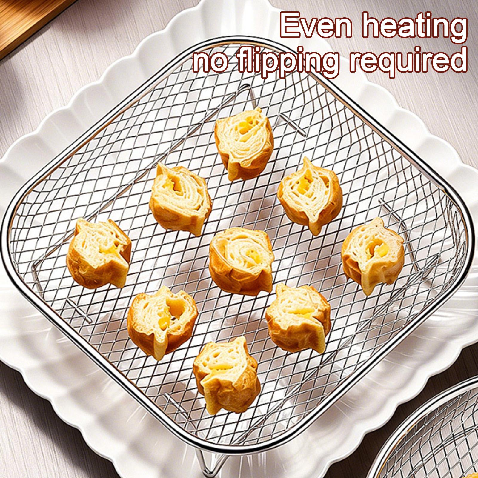 Air Fryer Rack Stainless Steel - Home Cooking Services recension och pris